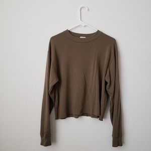 Olive Green John Galt Sweater
